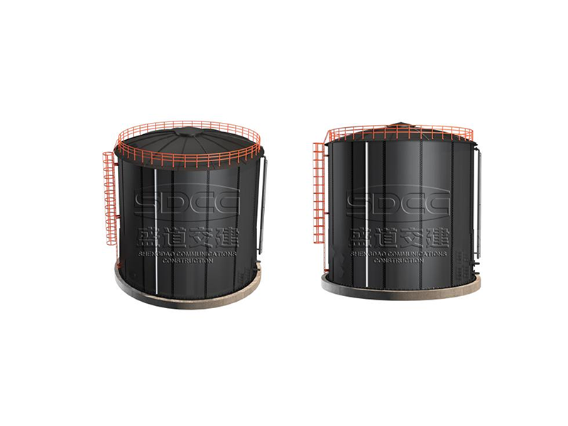 Fabricated asphalt storage tank